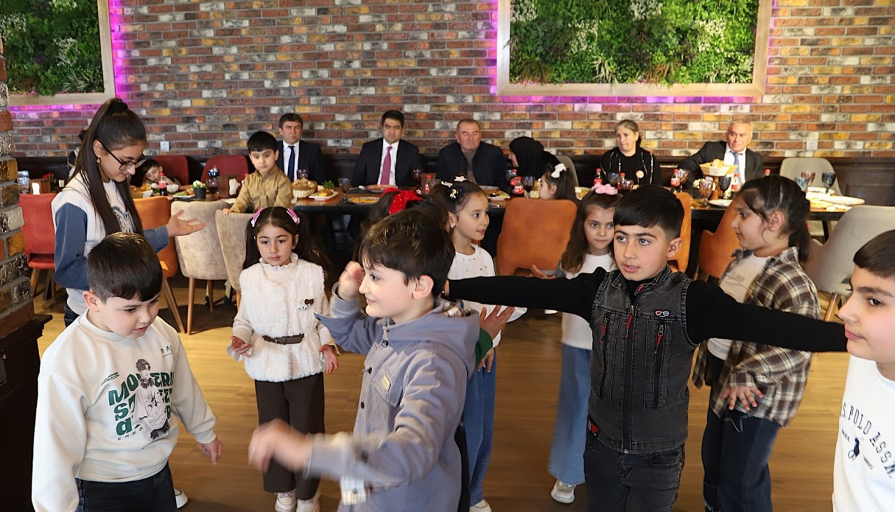 Ağstafada bayram ərəfəsində şəhid övladları ilə görüş keçirilib - FOTOLAR